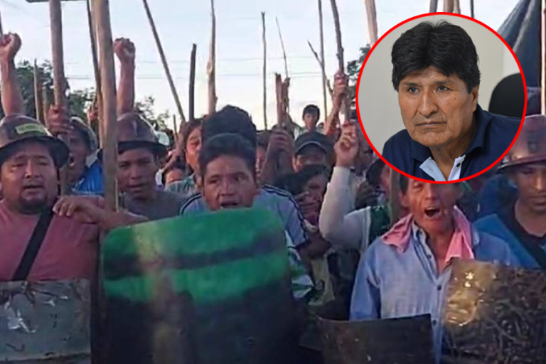 Vigilia de afines a Evo Morales en el Chapare de Cochabamba