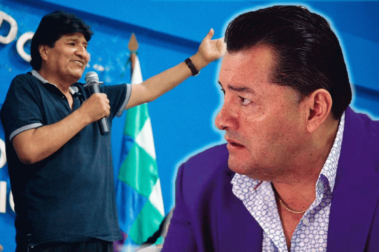 Evo Morales y Jhonny Fernández /Imagen Ilustrativa/