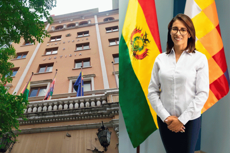 Ministerio de Justicia y nueva autoridad de la cartera Jesica Saravia