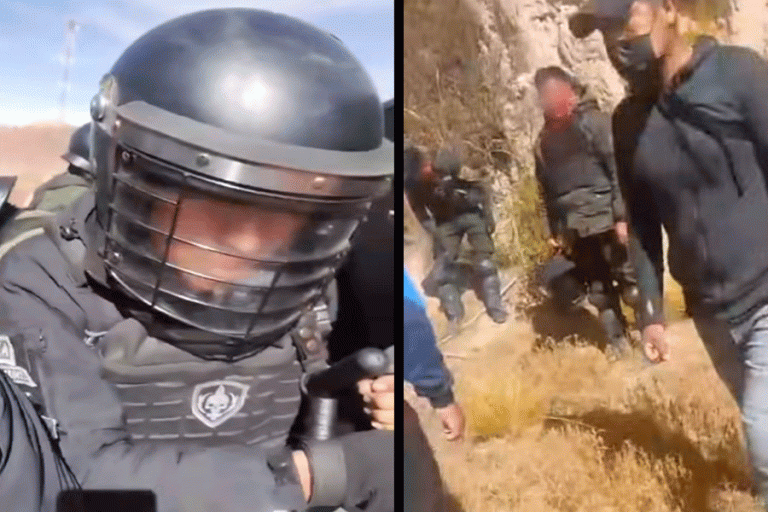 Policías emboscados y agredidos en Potosí