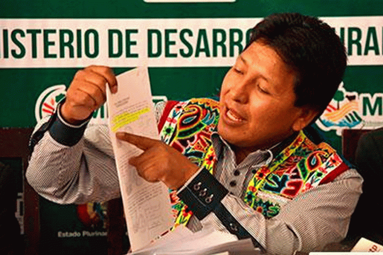 Valentín Ticona - exviceministro del gobierno del MAS