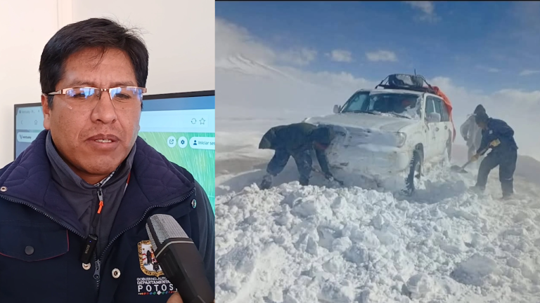 Javier Gonzales - Responsable de Alerta Temprana y vehículo varado en Uyuni