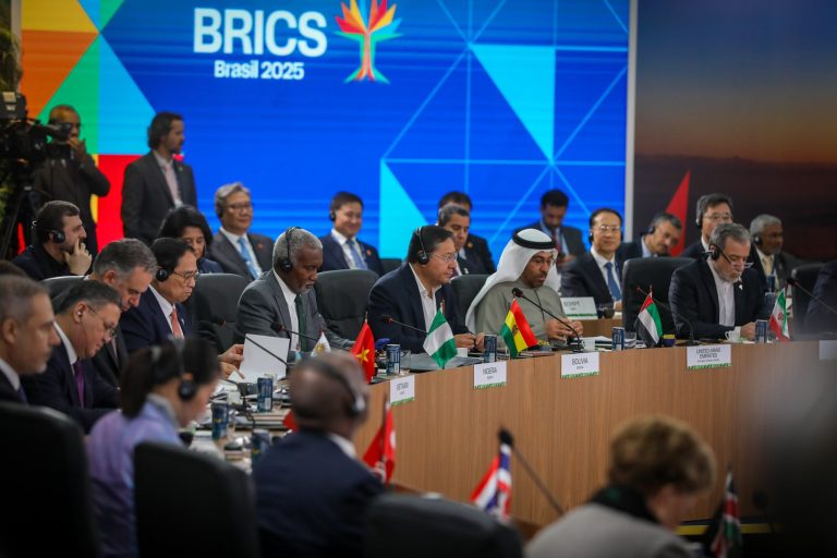 Luis Arce en encuentro de los BRICS /Foto: Lucho Arce Facebook/