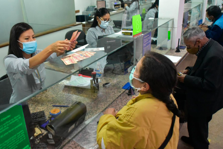 Banco en Bolivia /Imagen Ilustrativa/