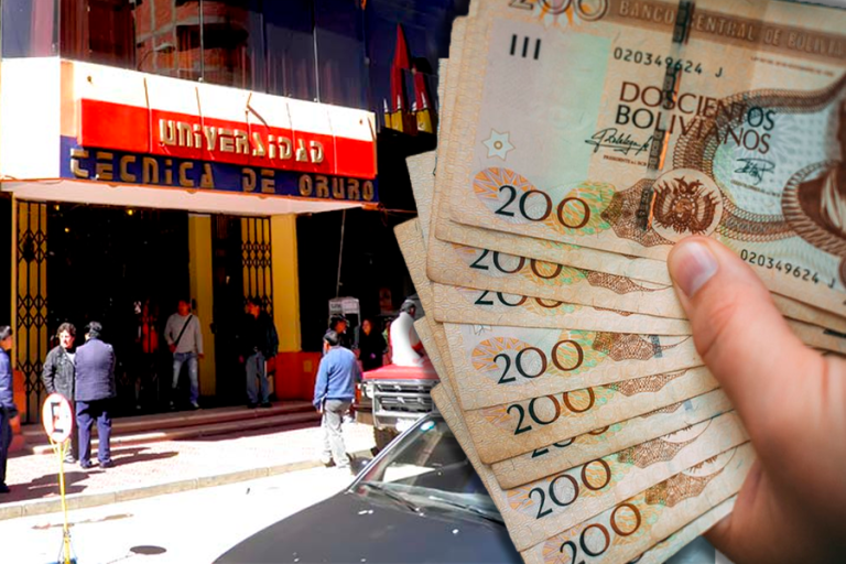 Dinero y UTO de Oruro /Imagen de referencia/
