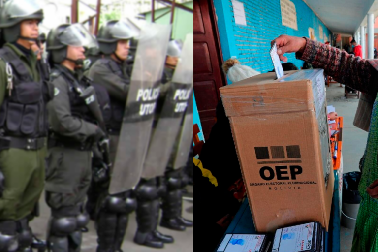 Policía Boliviana y Elecciones /Imagen Ilustrativa/