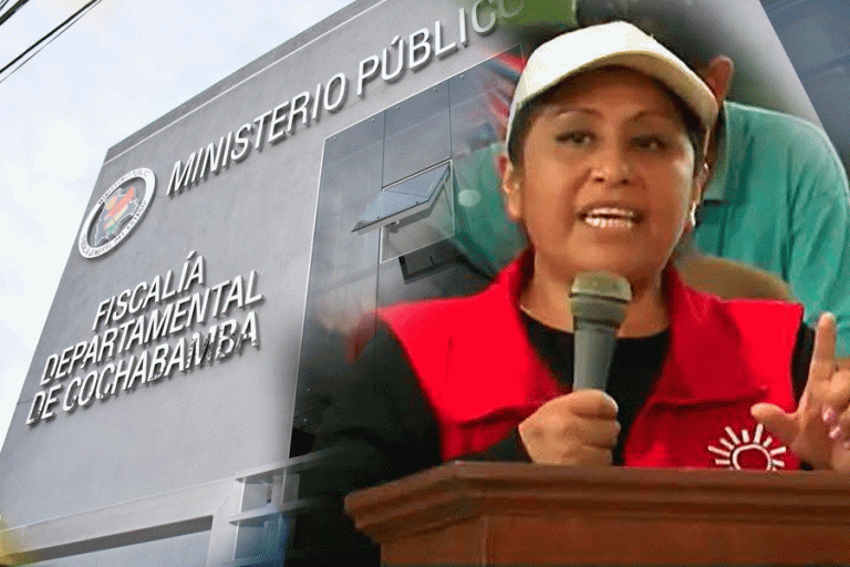 Ruth Nina y fiscalia de Cochabamba
