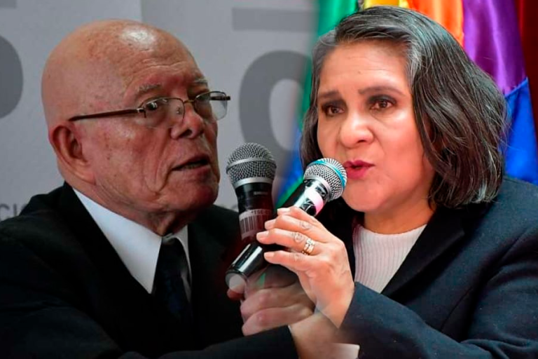 Vocales del TSE Óscar Hassenteufel y Nancy Gutiérrez