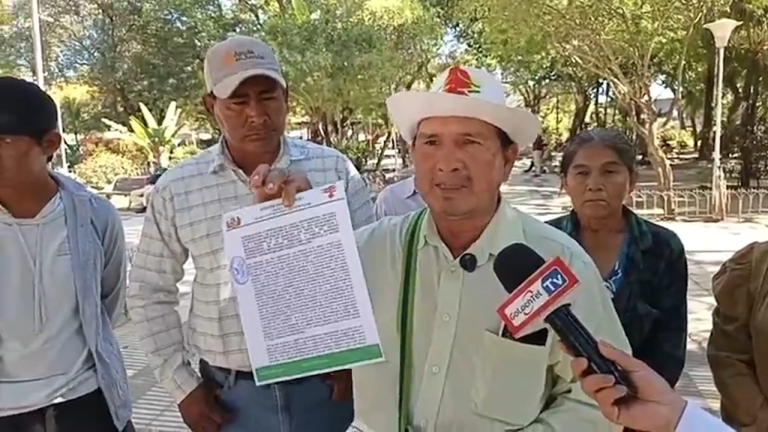 Conferencia de prensa Central de Pueblos Indígenas de Beni (Cepib)