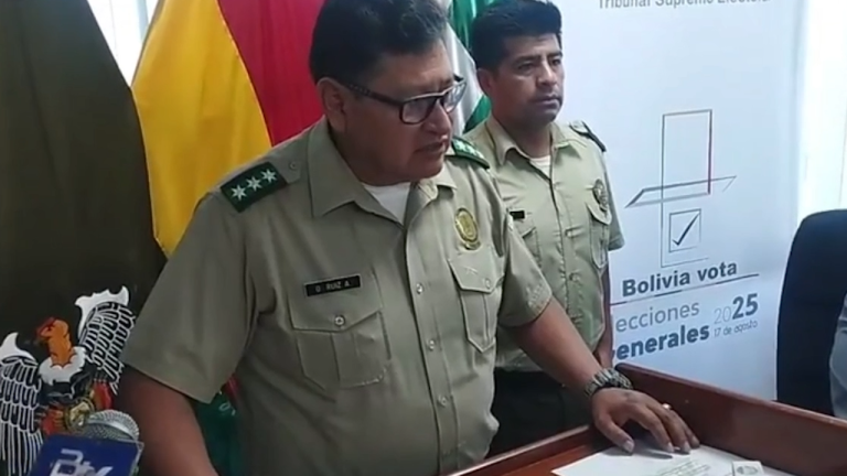 Cnl. Óscar Ruiz - Comandante departamental de la Policía de Pando