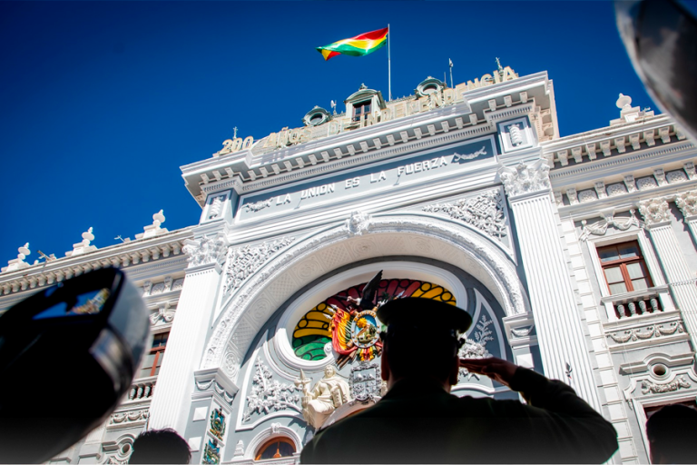 Primer palacio de gobierno de Bolivia hoy palacio de la gobernación de Chuquisaca /Foto: Gobernación de Chuquisaca/