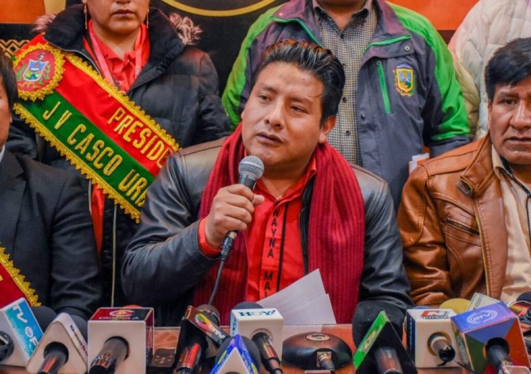 Santos Quispe - Gobernador de La Paz