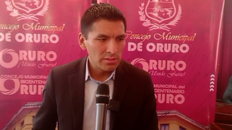 Iván Quispe - concejal de Oruro