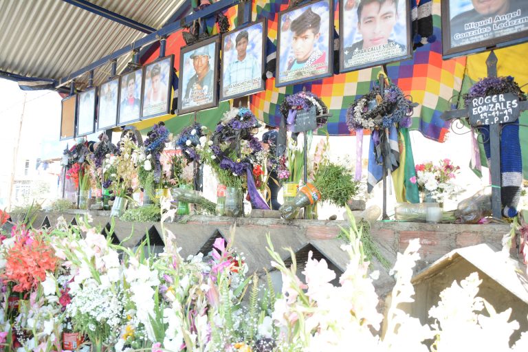 Víctimas de los hechos luctuosos de Sacaba /Foto: Fundación Cultural del Banco Central de Bolivia/