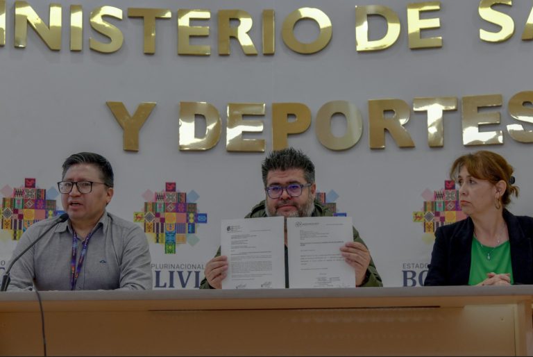Conferencia de prensa autoridades en salud /Foto: Ministerio de Salud/