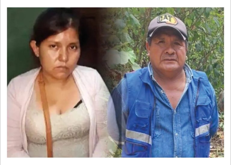 Elba Terán y Félix Cáceres