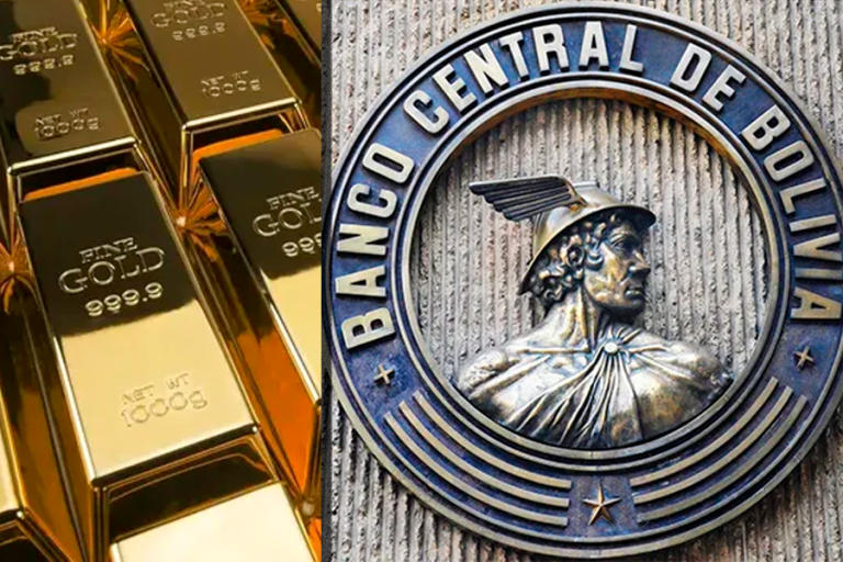 Lingotes de oro y BCB /Imagen Ilustrativa/