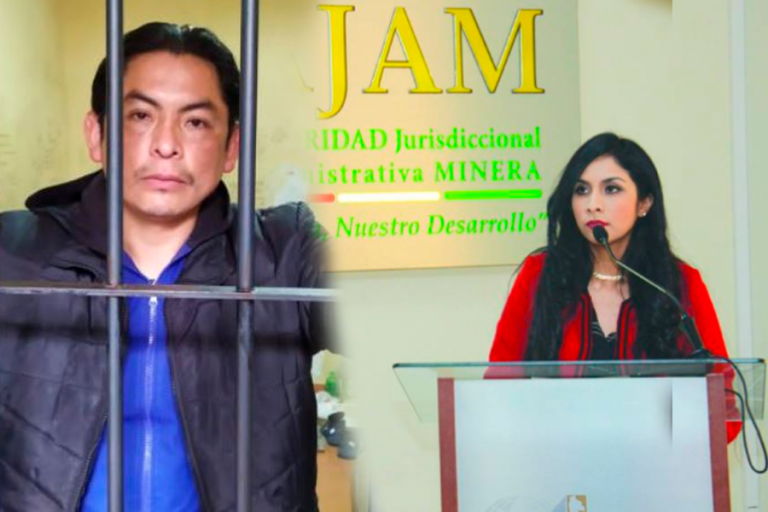 Luis Muñoz encarcelado y exdirectora de la AJAM Brenda Lafuente /Imagen de referencia/