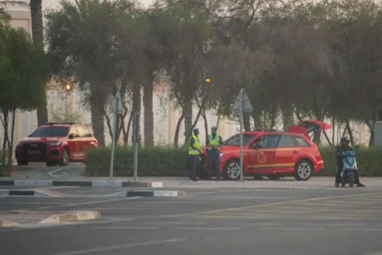 Personal de seguridad tras el ataque israelí en Doha (Qatar)- Europa Press/Contacto/Nikku