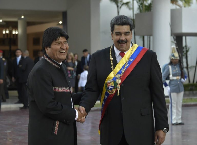 Evo Morales y Nicolás Maduro /Foto: Cancillería de Bolivia/
