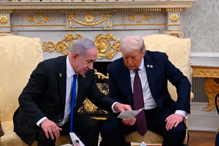 Trump presenta su plan de paz para Gaza y propone presidir el organismo que supervisará el nuevo gobierno Benjamin Netanyahu y Donald Trump - OFICINA DEL PRIMER MINISTRO DE ISRAEL
