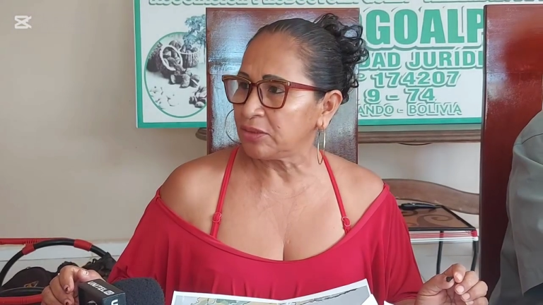 Vivian Ortiz - secretaria de Relaciones de la Federación de Zafreros en Pando