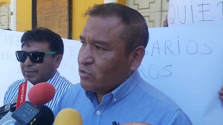 Javier Flores - Representante de los textileros de Cochabamba