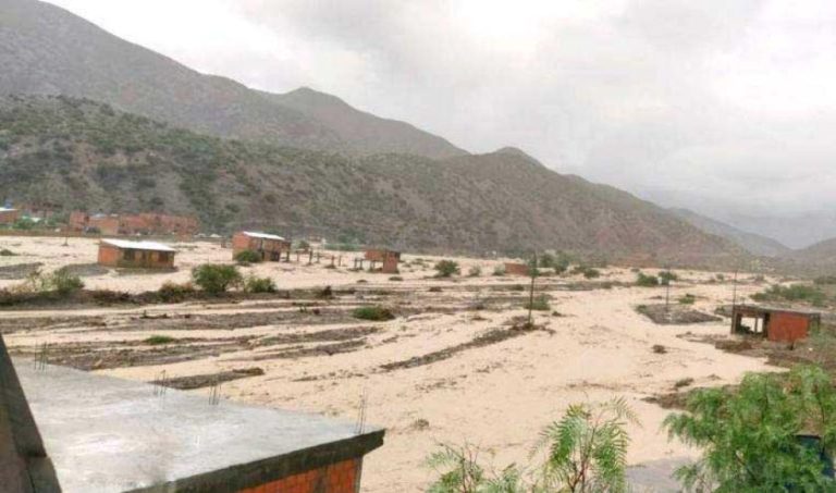 Riadas por lluvias en Potosí /Foto: Radio Continental/