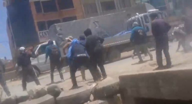 Enfrentamientos en Viacha