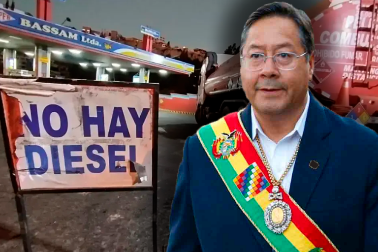 Luis Arce - presidente de Bolivia y escasez de combustibles /Imagen Ilustrativa/