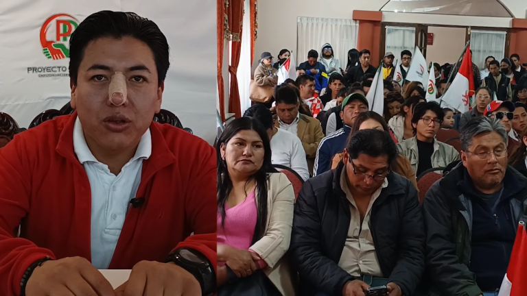 Marco Pumari - exlíder cívico de Potosí