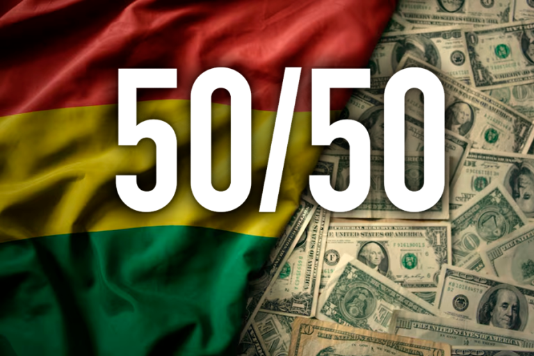 Gobierno descarta un 50/50 inmediato, pero anuncia nuevo diseño para un uso más efectivo de los recursos económicos Bolivia /dinero / 50/50 /Imagen de referencia/
