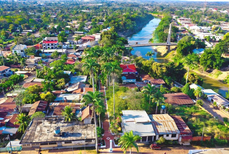 Ciudad de Cobija en el departamento de Pando