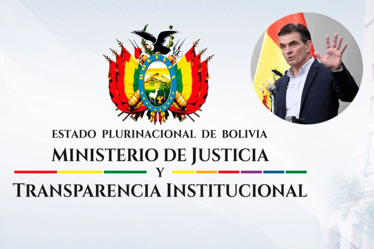 Ministerio de Justicia y Presidente Rodrigo Paz