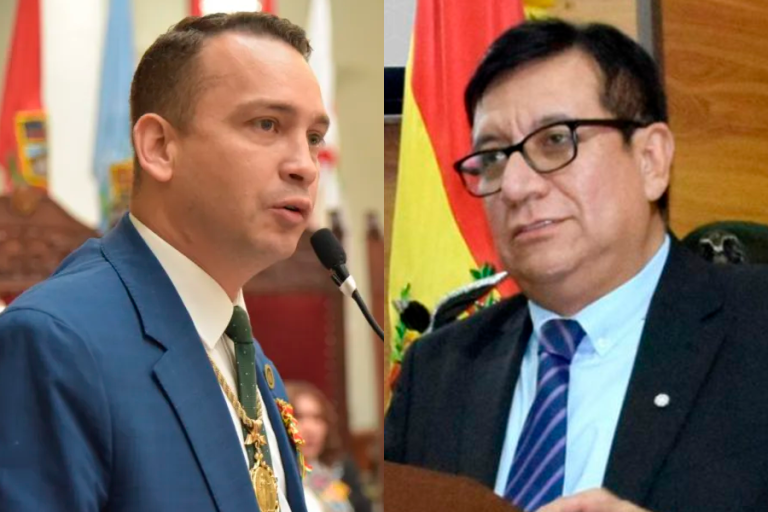 TSJ y TCP ahondan diferencias: se invitó por error a autoprorrogados y estos deciden no asistir al diálogo para reforma judicial Romer Saucedo - Pdte. TSJ y Gonzalo Hurtado - Pdte del TCP