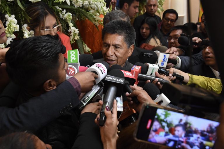 El nuevo ministro de Trabajo, Edgar Morales. Foto: Josué Cortez/ ABI /