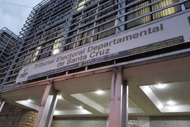 TED Santa Cruz confirma ocho agrupaciones departamentales y 44 municipales habilitadas para las subnacionales Frontis del TED Santa Cruz