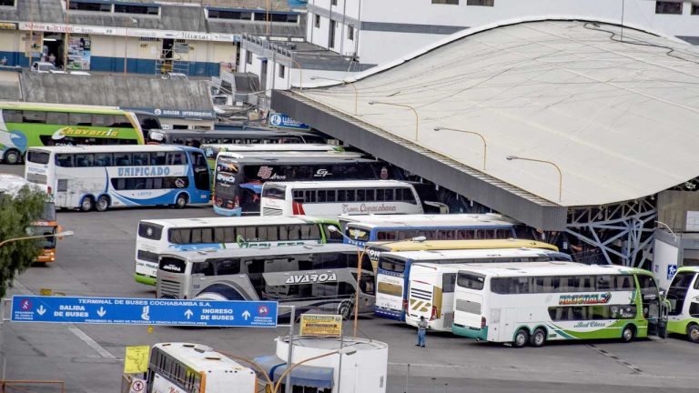 La actual terminal de buses de la ciudad de Cochabamba, situada en la avenida Ayacucho. DICO SOLÍS