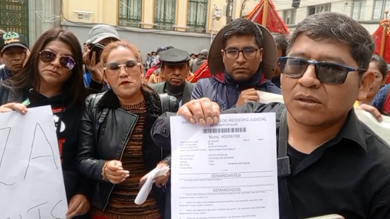 Presentan Acción Popular contra choferes de Oruro.