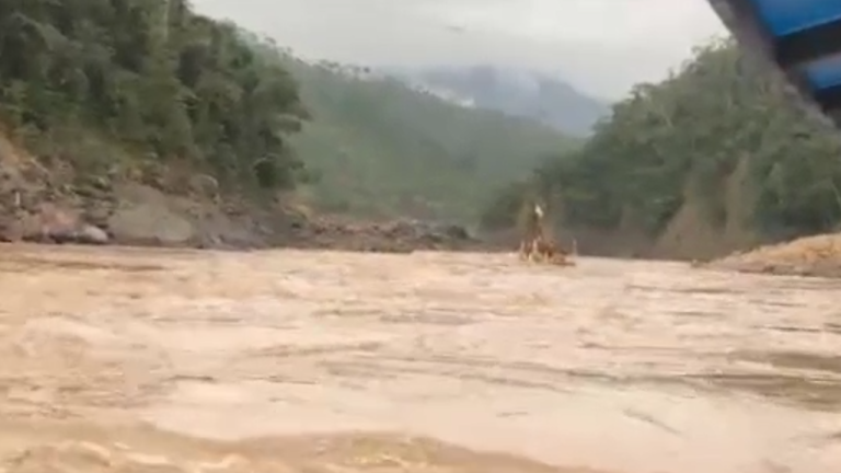 Lluvias en el Río Beni