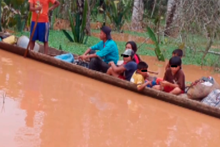 Comunidades indígenas t´simanes afectadas por inundaciones requieren ayuda Comunidades Tsimanes afectadas por crecida del río Maniqui