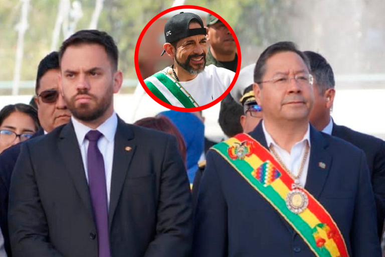 Eduardo Del Castillo Luis Arce y Luis Fernando Camacho