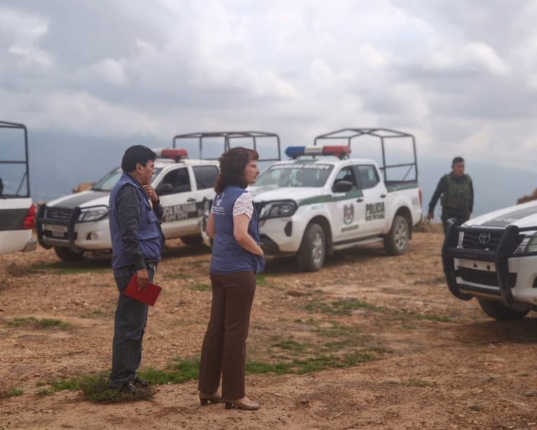 Representantes de la Defensoría del Pueblo en Colcapirhua /Foto: Defensoría del Pueblo/