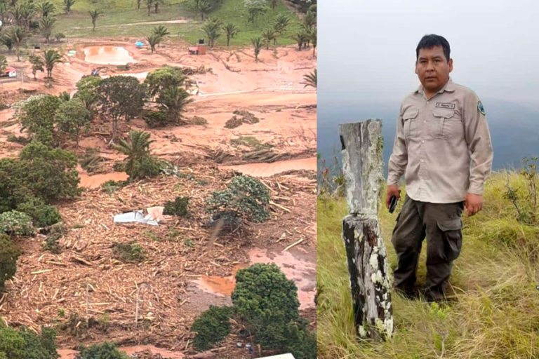 Hallan el cuerpo sin vida del guardaparque desaparecido en la riada de El Torno Zona de desastre y guardaparque Darío Pizarro /Fotos: La Voz de la Naturaleza/