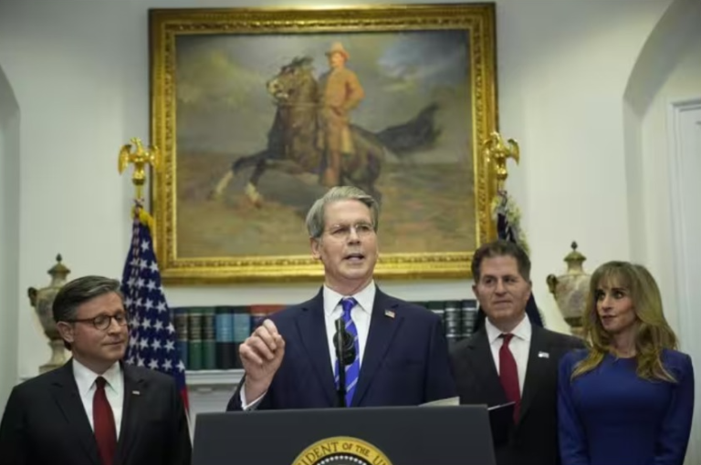 Scott Bessent, secretario del Tesoro de EEUU. - Europa Press/Contacto/Yuri Gripas - Pool via CNP