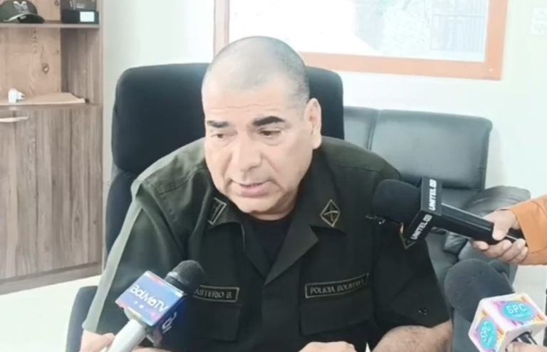 Nuevo comandante de la Policía de Pando llama al diálogo y a un cuarto intermedio en el bloqueo indígena Comandante departamental de Pando, Erland Monasterio