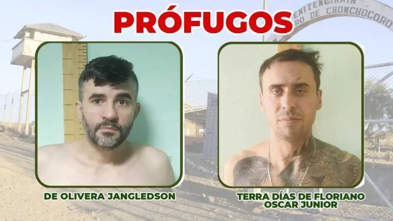 Director de Chonchocoro y funcionarios del penal arrestados por la fuga de reos peligrosos Los privados de libertad de nacionalidad brasileña Terra Días de Floriano Oscar Junior y De Olivera Jangledson, quienes fugaron de Chonchocoro, en La Paz. COMPOSICIÓN OPINIÓN